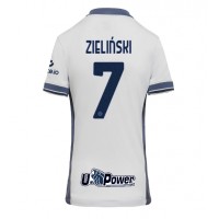 Camiseta Inter Milan Piotr Zielinski #7 Segunda Equipación Replica 2024-25 para mujer mangas cortas